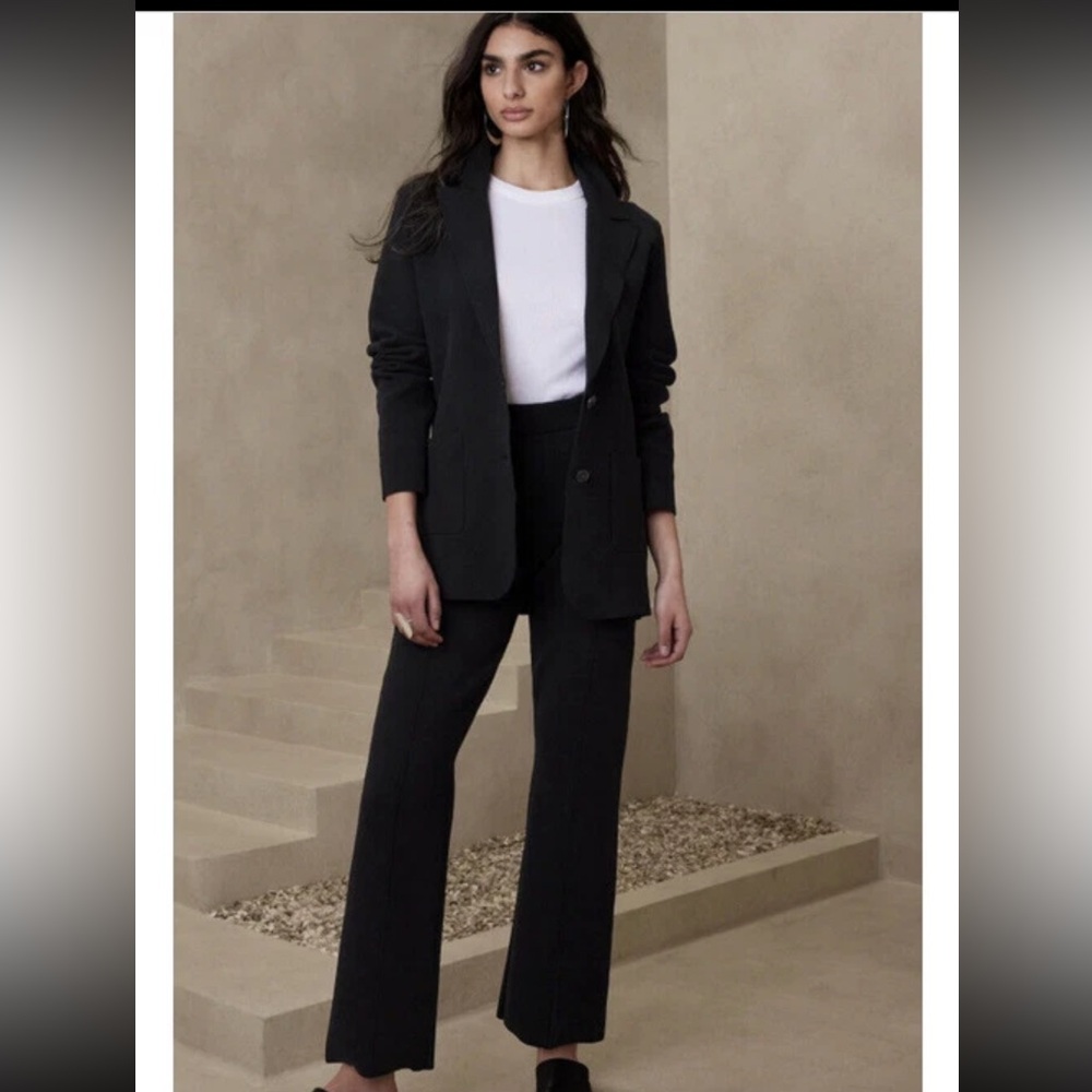Banana Republic Milano Flare Cropped Sweater Pants XL Tall NWT work dress pants